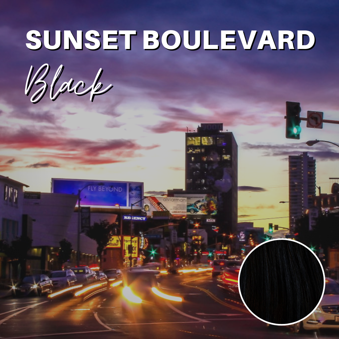 WEFT HAIR EXTENSIONS - SUNSET BOULEVARD BLACK