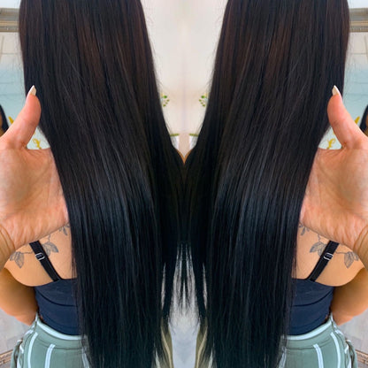 NANO TIP HAIR EXTENSIONS – SUNSET BOULEVARD BLACK